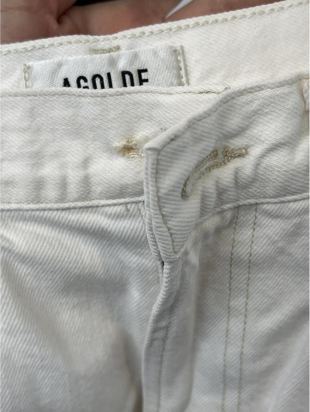 flaw Agolde INDRA SHORT IN FORTUNE COOKIE - Picture 7 of 7